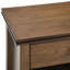 Table de chevet contemporaine en bois massif l 24 po Artisan avec 1 tiroir, rangement ouvert et boutons bronze-314265004