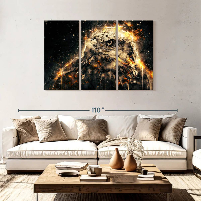 Brampt Majestic Eagle, 48" H x 74" W