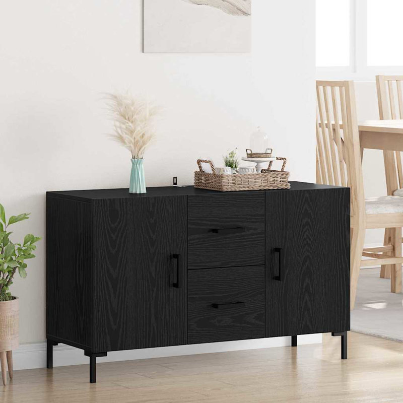 Sideboard Accent Chest, Black Oak