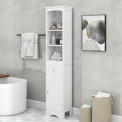 Armoire de rangement autoportante avec tiroir