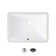 STYLISH 18 inch Rectangular Undermount Porcelain Bathroom Sink with 2 Overflow Finishes