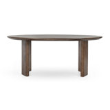 Abshire Oval Solid Wood Dining Table