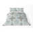 Motif floraux gris
