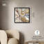 Décoration murale Boho «Viscous Flow III» par Art Remedy, cadre noir, 24 x 24-2016807146-2016807152