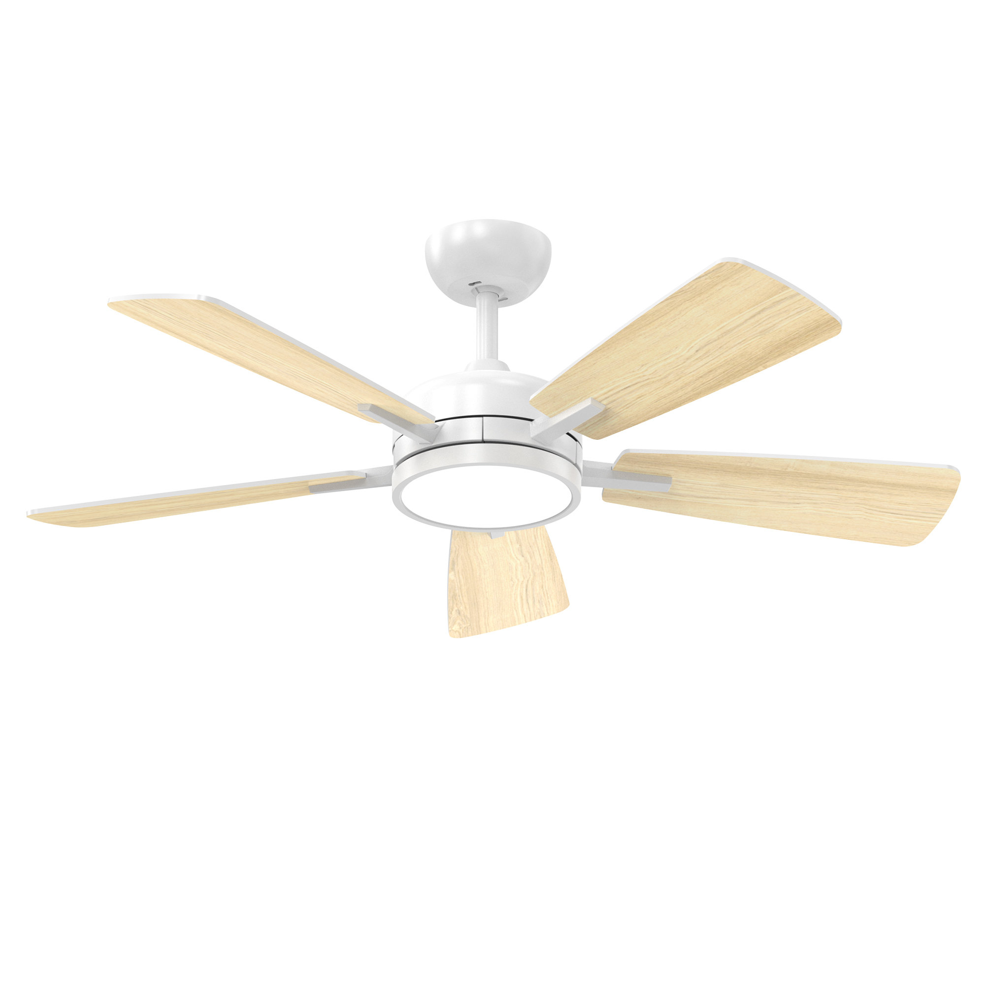 Ayan 46 Inch Ceiling Fan With Light With Remote Control, Dimmable Three Color Temperature