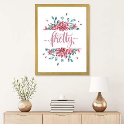 Jolie fleur - impression d'art graphique