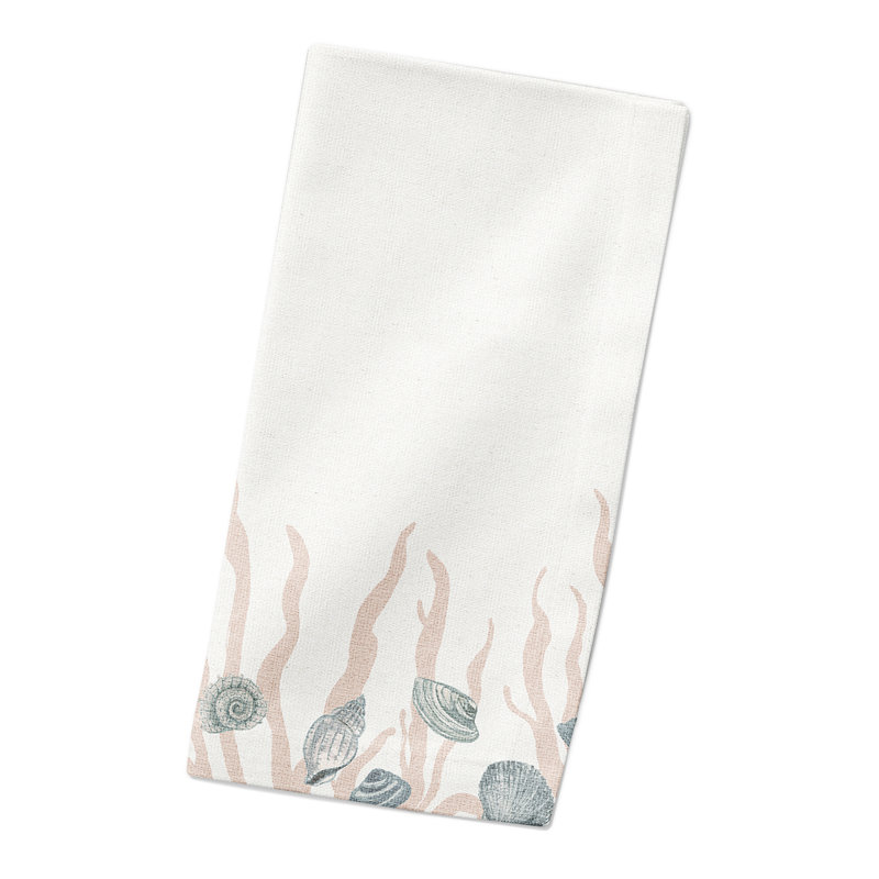 Serviette Winchendon, Bleu / rosé / blanc