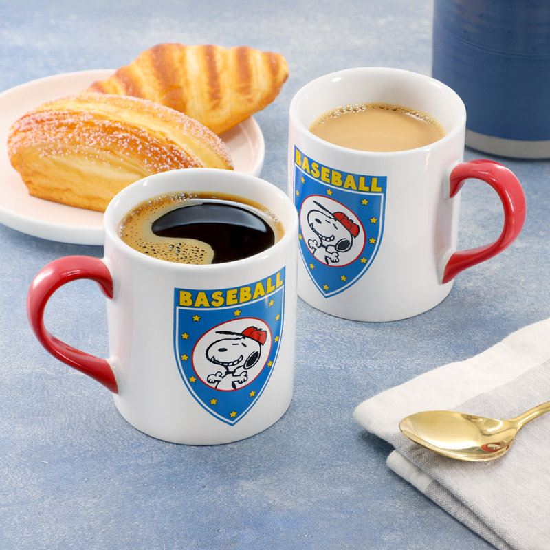 Ensemble de grandes tasses en grès de 19 onces Gibson Peanuts