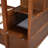 Solid Wood Twintwin Bunk Bed In Walnut With Trundle Function Walnut And Storage Capacity