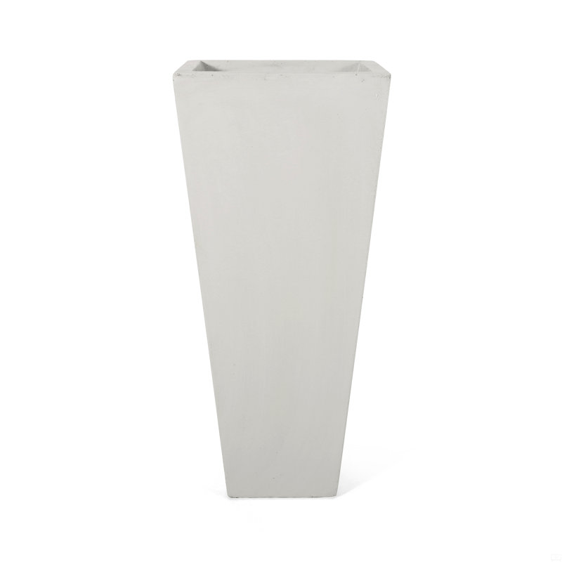 Ella Classic Planter, 28.5" H x 13" W x 13" D, Matte White