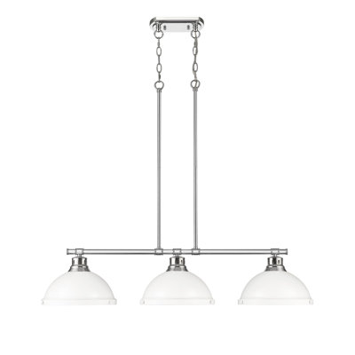 Luminaire suspendu linéaire 3 lumières Laramy