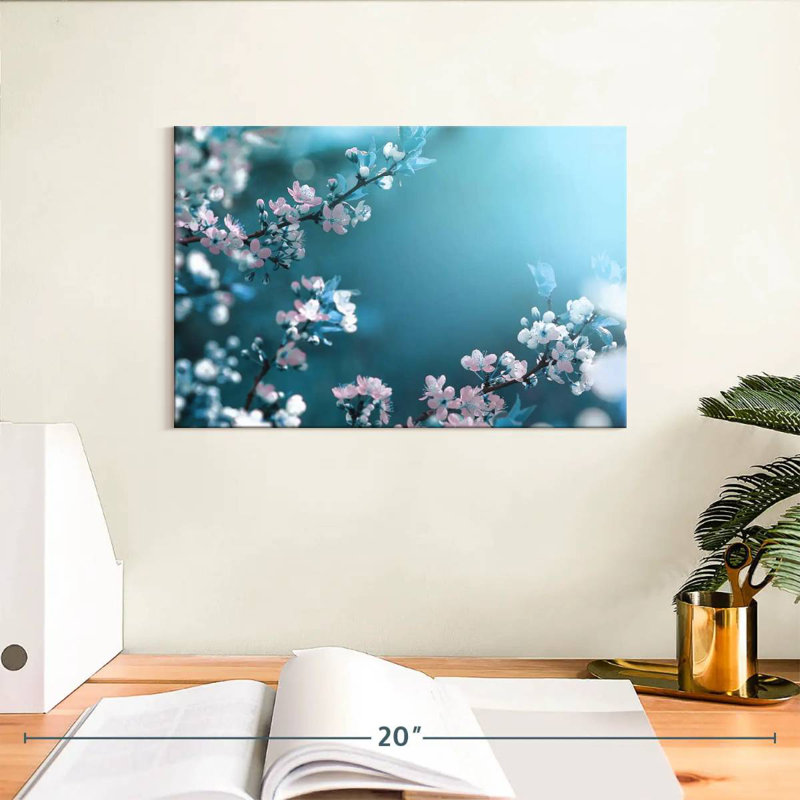 Harnek délicates fleurs printanières, H 8 po x l 12 po