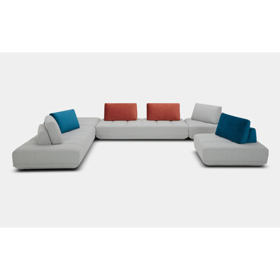 10 - Piece Upholstered Sectional