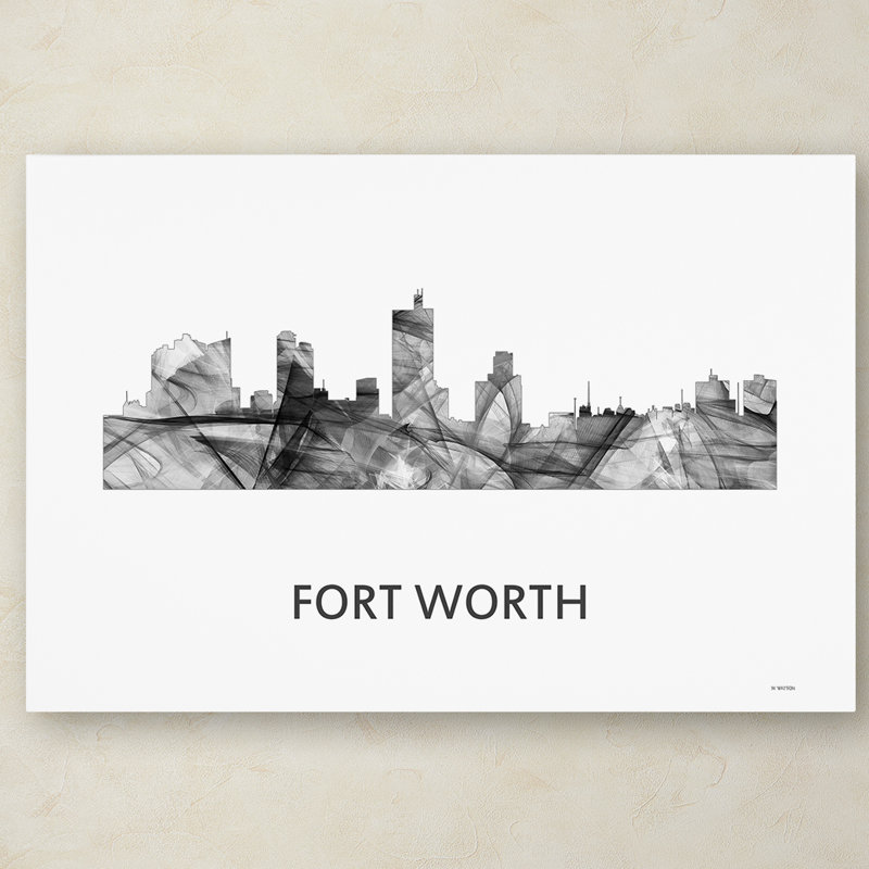 « fort de texas horizons », reproduction d’art sur toile tendue, H 22 po x l 32 po x P 2 po