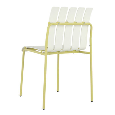 4-Pack Modern Striped Color Block Chairs
