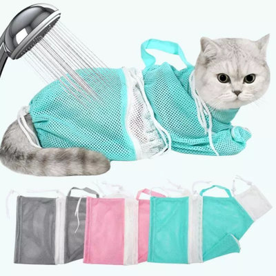 Cat Bathing Bag Puppy Cleaning Shower Bag Grooming Bag For Bathing Anti-scratch