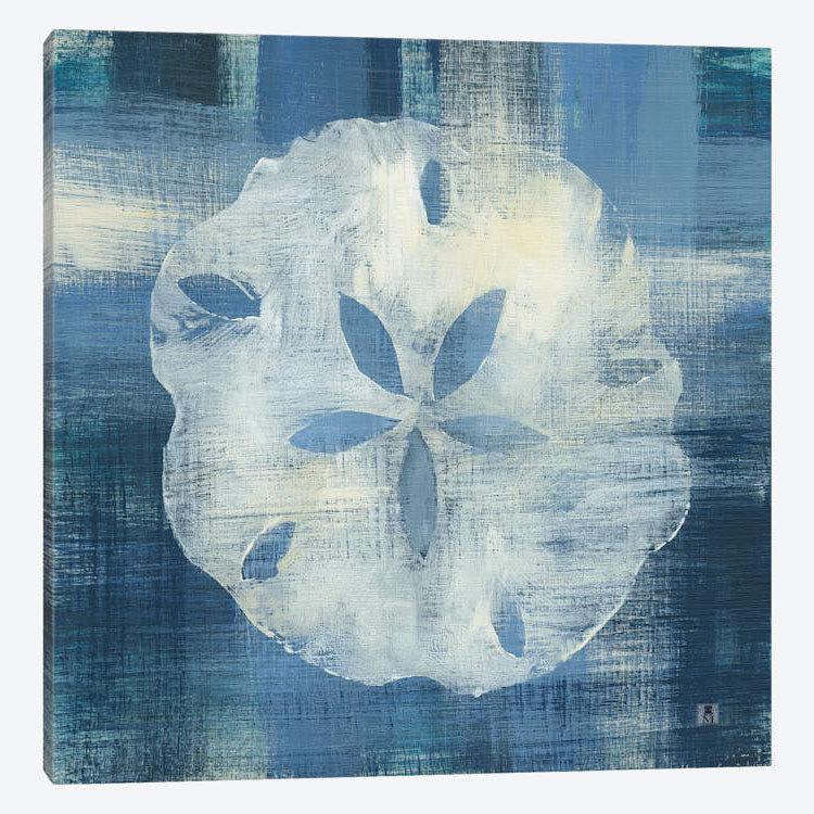 Batik Seas III - Impression sur toile, H 18 po x l 18 po x P 1,5 po, Toile tendue