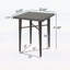 Table de bar carrée durable en osier de 32 pouces pour une utilisation extérieure, résistante aux intempéries et élégante pour tout patio ou jardin