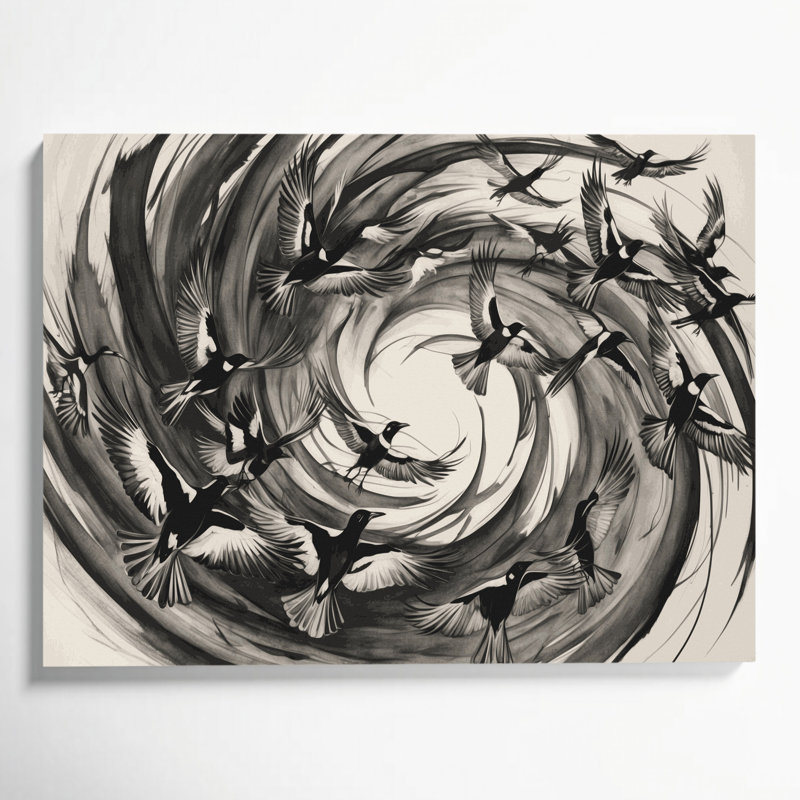 Art mural sur toile beige, H 24 po x l 36 po
