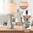 24.5'' Modern Dimmable Resin Table Lamp with USB Port for Living Room/Bedroom-1289221500