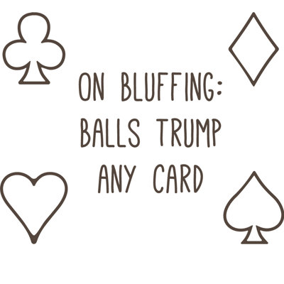 Décalcomanie murale balles de bluffing prend