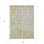 Tapis damassé intérieur lavable doré 8 pi x 10 pi
