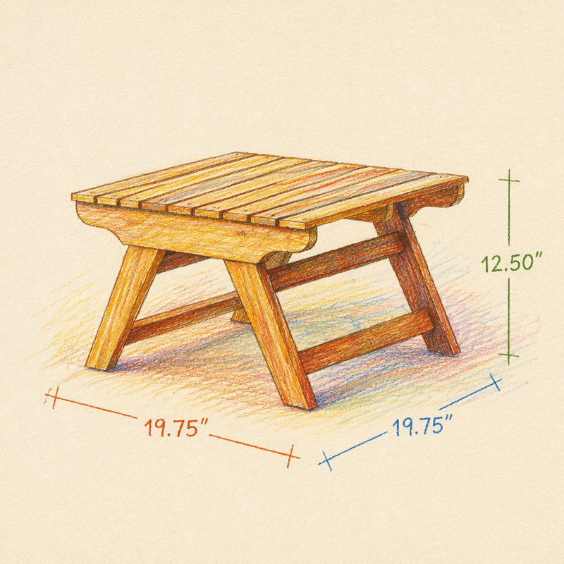 Side Table, Teak