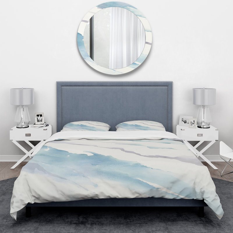 Modern Abstract Drift - Duvet Cover Set, Twin Duvet Cover + 1 Sham