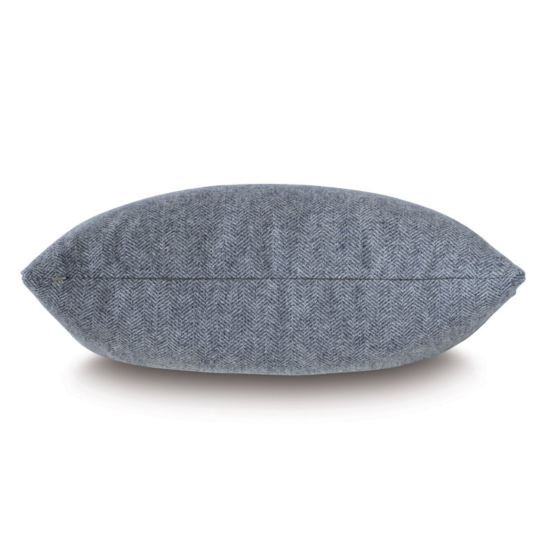 Alroy Lumbar Pillow Cover & Insert, Denim Blue