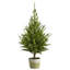 Arbre de Noël artificiel en pin vert 3,5 po