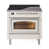 Blanc antique / chrome