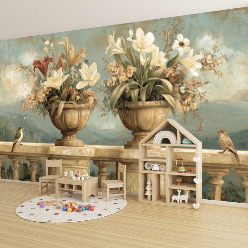 Papier peint adhésif mural pour chambre à coucher Peel and Stick L 69 po x l 96 po