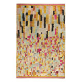Moroccan Hand Knotted Geometric Area Rug