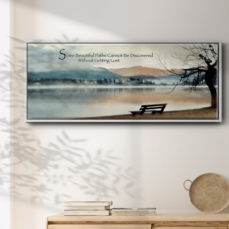 Beautiful Paths - toile encadrée, H 20 po x l 50 po