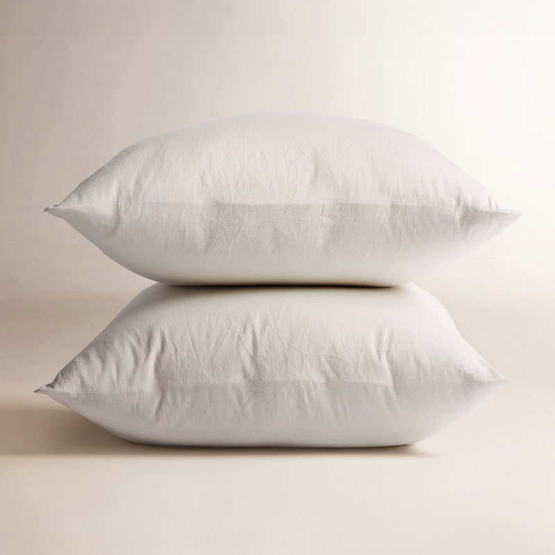 Cloud Soft Sateen 100% Cotton Sateen Pillowcase - Set of 2, Pale Gray, King Pillowcase
