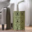 Table d'appoint de 14 pouces avec motif découpé Sunburst, finition vert craquelé pour un décor moderne et élégant-907362219-907362220
