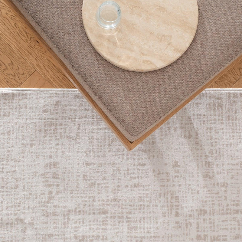 Wave Washable Rug, 7'8" x 9'10", Cream