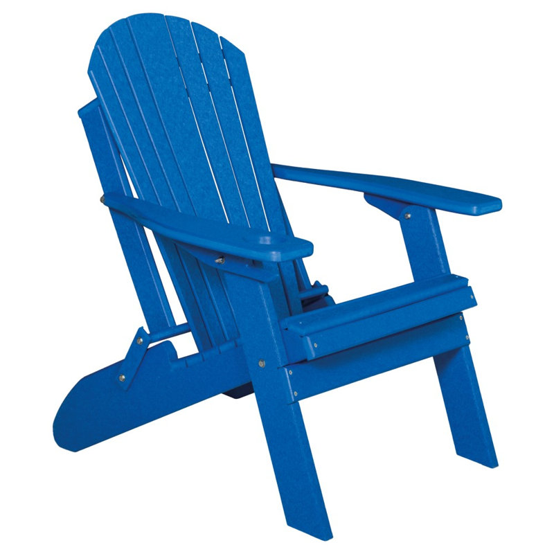 Brijido Outdoor Adirondack Chair, Blue