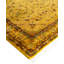 Overdyed Hand-Knotted Wool Modern-Contemporary Yellow Runner 2' 7" x 11' 8"