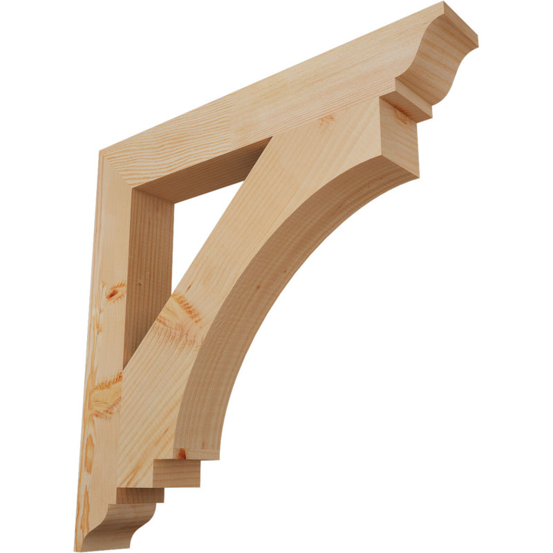 Support l 3 1/2 po x P 28 po x H 28 po Imperial, H 28 po x l 3,5 po x P 28 po, Douglas (lisse)