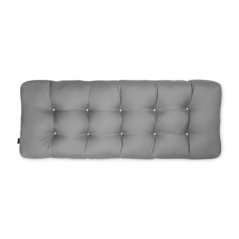 Coussin de siège intérieur / extérieur Bergholt, L 54 po x P 6,61 po, Brume lunaire