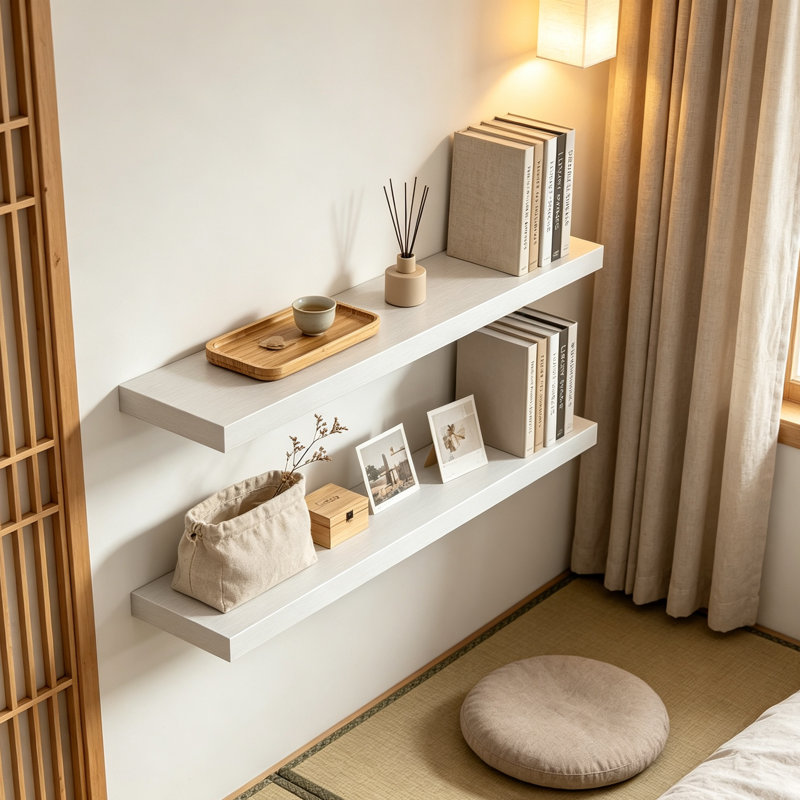 Solid Wood Floating Shelf