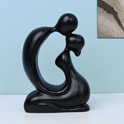 Modern Abstract Statue Small Couple Sculpture