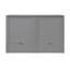 Grand lit escamotable avec tiroir et un ensemble de prises et de ports USB, structure de poulie, gris-1666971646-1666971641