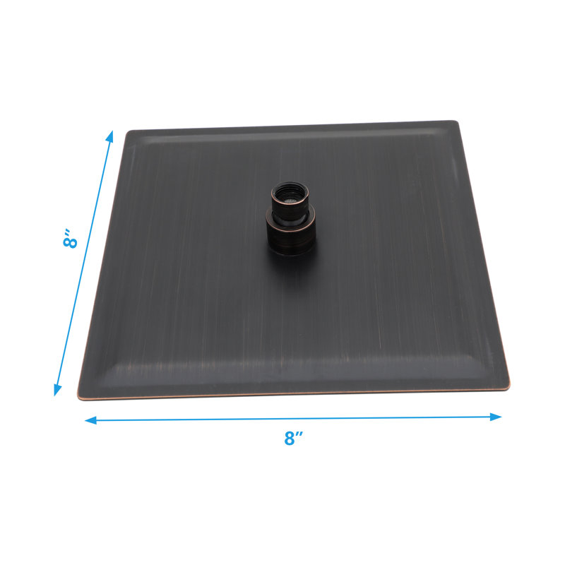 Rain Fixed Shower Head 2.5 GPM GPM, Oil Rubbed Bronze