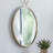 Iron Frame Vertical Round Mirror