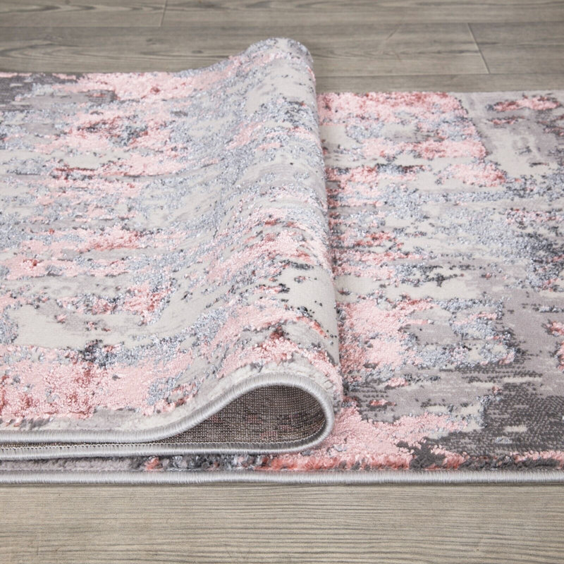 Galesburg Abstract Area Rug, Runner 60 x 220cm