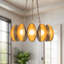 Cortez 25-in Brass dimmable LED Chandelier-1697492657