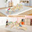 Structure d'escalade en bois pour enfants avec coussin moelleux