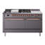 ILVE Nostalgie II 60 in Dual Fuel Range, 7 Burner, Griddle, Frenchtop-1511114681-1511442330